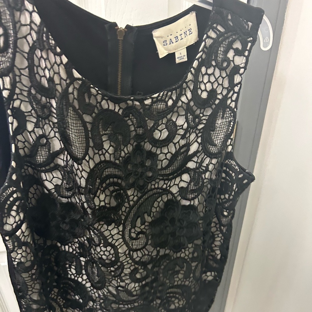 NWOT SABINE lace blouse.